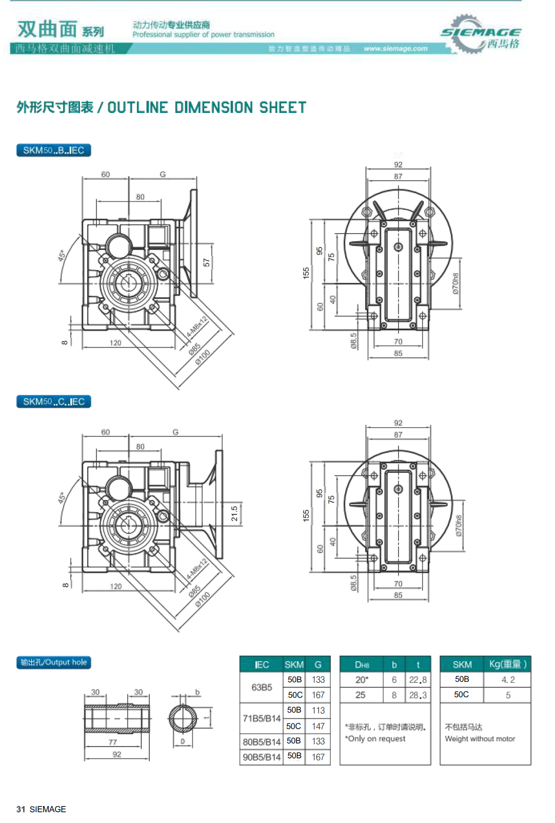 西馬格雙曲面減速機50 西馬格雙曲面減速機50